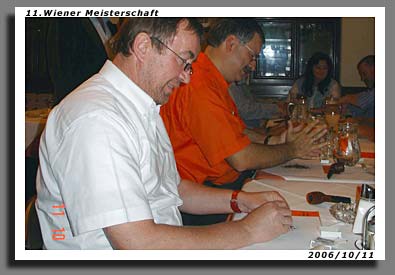 Pfeifenmeisterschaft 2006 - sichtlich entspannt Willi Ertl